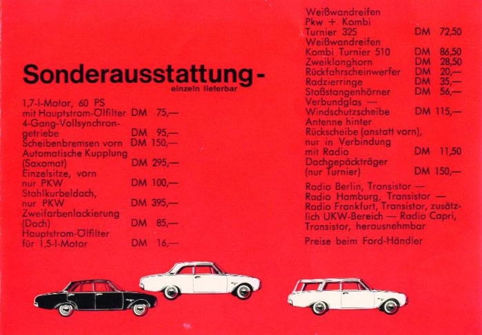 17m Preisliste 1962